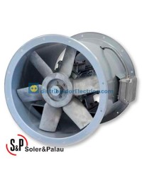 Ventilador Helicoidal Tubular THGT/2-400-6/-2,2 Código 300ºC/2h camisa larga Soler&Palau