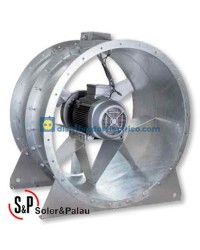 Ventilador Helicoidal Tubular THGT/4-1409-3/-18,5 Código 400ºC/2h camisa larga Soler&Palau
