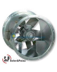 Ventilador Helicoidal Tubular THGT/6/12-1000-9/-2,2/0,37 Código 400ºC/2h camisa larga Soler&Palau