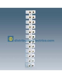 10825-31 - Regleta de conexión flexible, poliamida, 12 elementos, sección 1 a 2,5mm2, máx. 4mm2