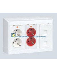  XSBC0322/9 - Kits caja de pared Superficie CIMA PRO sin cablear